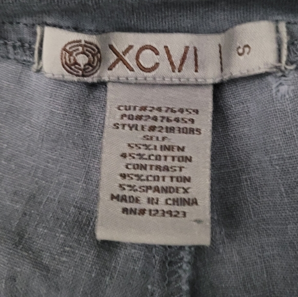 XCVI | linen blend loose wide leg lagenlook pants - Picture 7 of 8